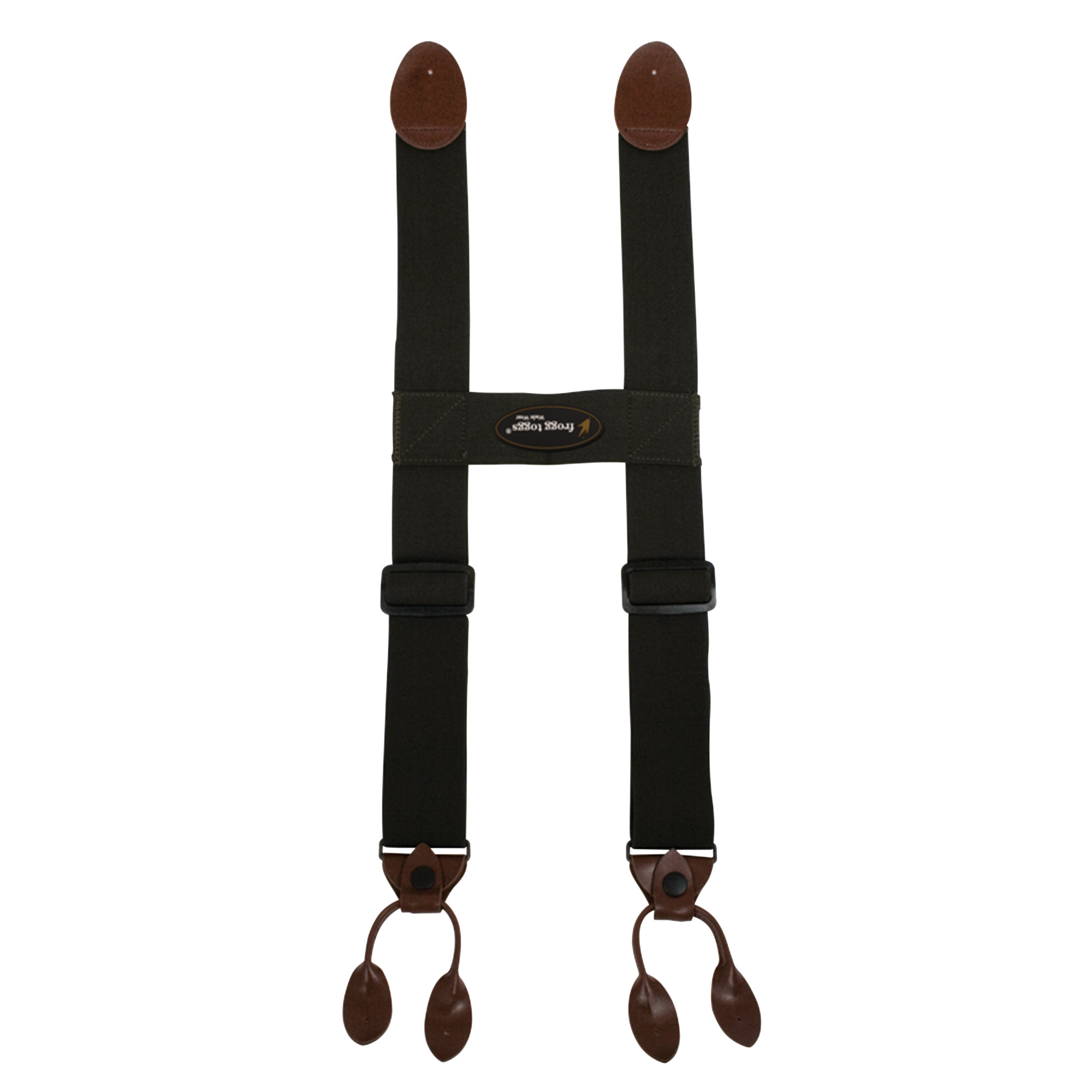 frogg toggs, H-Back Suspenders | Black | Adjustable, Model# 28221